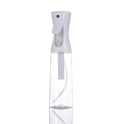 Personal Care PET Plastic Continuous Spray Bottle 300ml Fine Mist Spray Bottle