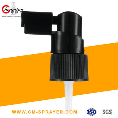 22/400 20-410 Black Pp Plastic Fine Mist Sprayer Pump Ribbed Top 24mm 18mm Black Atomiser Spray