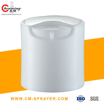 Good price White Cosmetic Bottle Caps Lids Closures Liquid Soap 20/415 20/410 Disc Top Cap Dispensing online