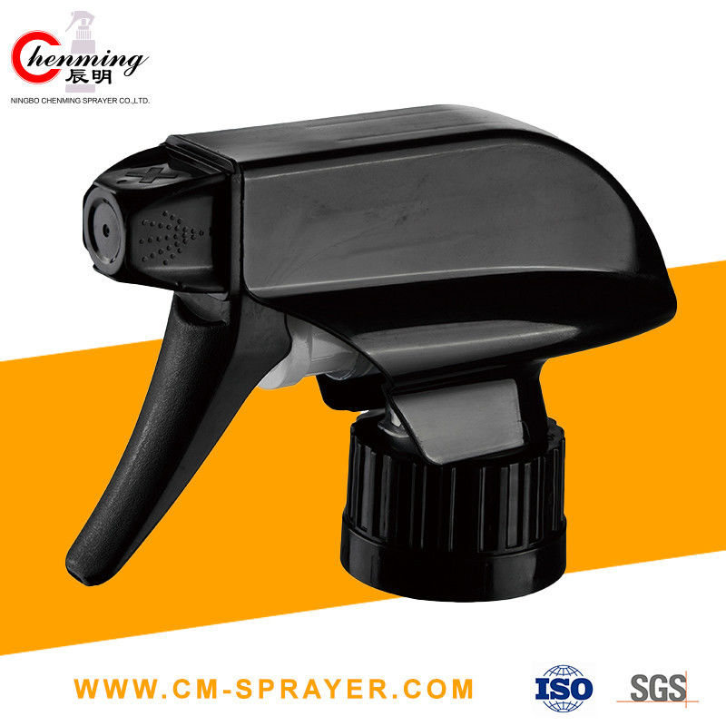 Black Fine Mist Trigger Sprayer Pump 28/410 Black Ratchet Sprayers 0.12CC Car Wash